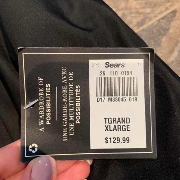 Black short trench coat - Picture 3 of 8